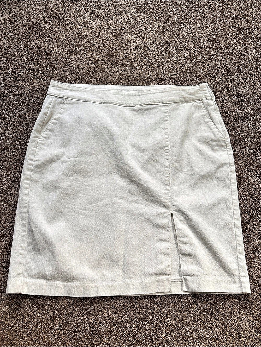 Lauren Ralph Lauren White Mini Skirt Size 18 Women’s Good Used Condition